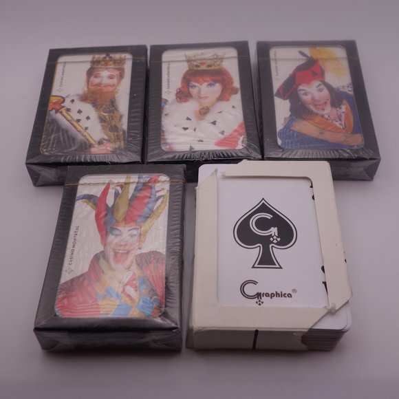 Set of Five(5) Montreal Casino Decks of Playing Cards - Picture 1 of 10